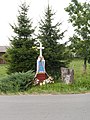 English: Wayside cross in Wierzbka