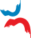 Wikimania (blue-red).svg