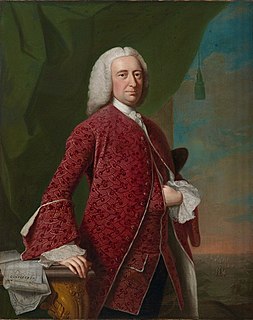 William Shirley British governor of Massachusetts and then of the Bahamas
