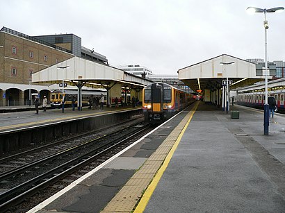 How to get to Wimbledon Tram Stop with public transport- About the place