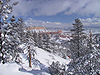 Bryce Canyon during a winter storm