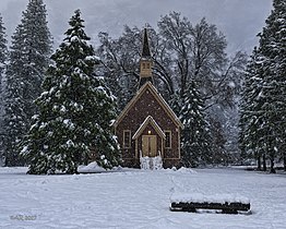 Yosemite Valley Chapel, January