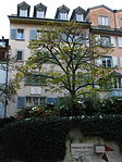 Para Jakobsbrunnen (placa memorial de Lenin)