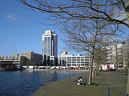 A view of the newly built Zoetermeer town centre. Zoetermeer Dobbe.jpg