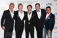 From left to right: Martin Kemp, Gary Kemp, Steve Norman, Tony Hadley and John Keeble