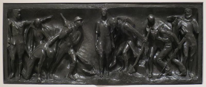 File:'War Panel for the Victory Arch' by Gertrude Vanderbilt Whitney, Wolfsonian-FIU Museum I.JPG