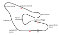 Układ toru w latach 1969–1977