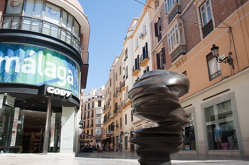 File:-Points of View- sculpture by Tony Cragg. Málaga, Andalusia, Spain, Southeastern Europe.jpg