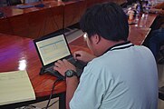 Taken during the 10th Waray Wikipedia Edit-a-thon in Borongan City.