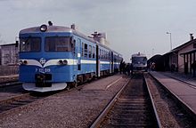 Požega railway station in 1997