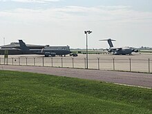 Airmen of the Iowa Air National Guard's 132nd Wing board a C-17 Globemaster III as part of contingency operation in the summer of 2021. 132ndwing2021.jpg
