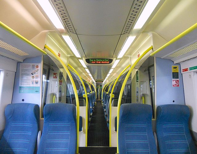The Standard Class interior aboard a Class 171