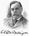 Portrait drawing of Arthur Wellington in 1895