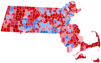 1948 Presidential Election in Massachusetts By Municipality.svg