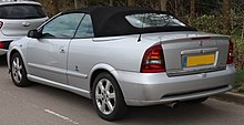 Vauxhall Astra MkIV coupe convertible