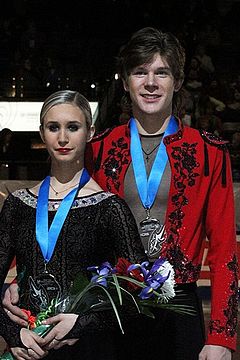 2011 Grand Prix Final Juniors Anna Yanovskaia Sergei Mozgov.jpg