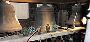 This is an image of the 6th and 9th and 4th Bells in the Highland Arts Theatre Chime.