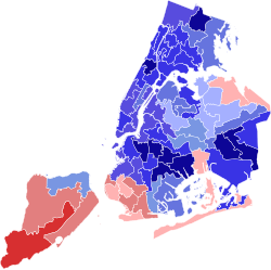 2021 New York City public advocate election results map by State Assembly district.svg