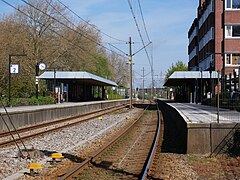 Veenendaal, Seitenbahnsteige