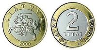 2 Litai Münze (1997) .jpg