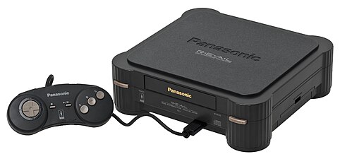 Panasonic 3DO FZ1 with controller connected.
