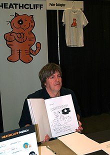 Il disegnatore Peter Gallagher, continuatore della serie