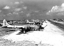 499th Bomb Group B-29s on Isely Field Saipan, 1949 499th Bomb Group Isley Field Saipan.jpg