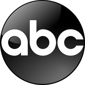 A gray-colored version of the ABC logo used from 2013 to 2021, used as the main logo from 2018 to 2021