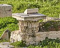 A Corinthian capital at the archaeological site of Hadrian's Library, 2nd cent. A.D. (?) Athens.