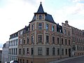 Tenement house (two parts of the house) in a corner and closed development