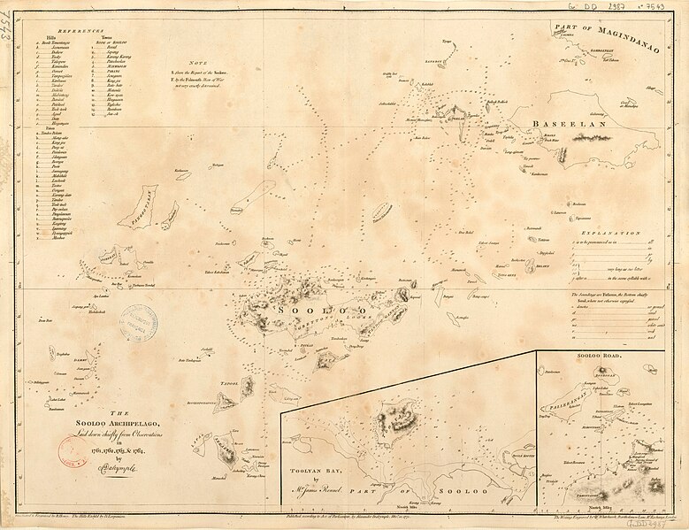 File:Admiralty Chart No 955 Sooloo Archipelago, Published 1771.jpg