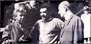Adonias Filho, Jorge Amado e Gabriel Garcia Márquez.
