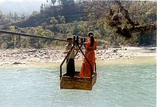 A tuin in use in Nepal Aerial ropeways Nepal Tuin.jpg