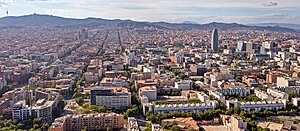 Aerial view of Barcelona, Spain (51227309370) (cropped).jpg