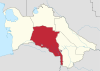 Province d'Ahal au Turkménistan.svg