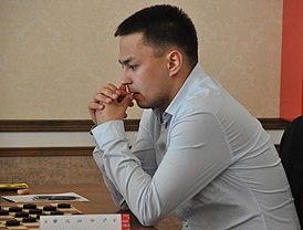 Айнур Шайбаков на чемпионате мира по международным шашкам в Уфе, июнь 2013