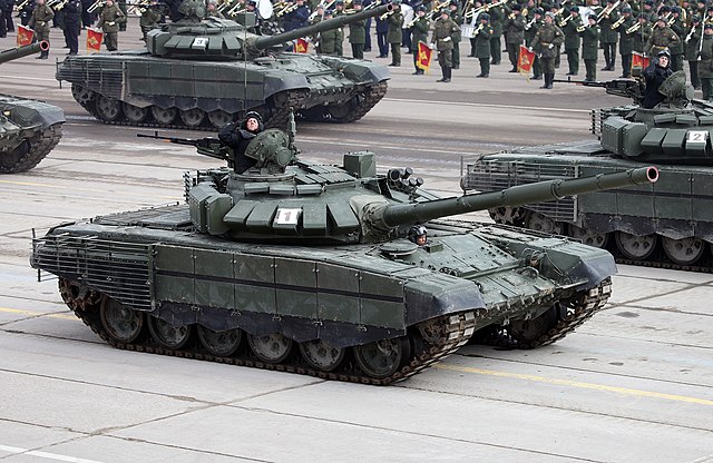 T-72B3M in Alabino during rehearsals for the 2017 Moscow Victory Day Parade