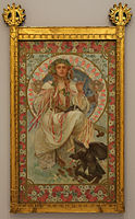 Η Josephine Crane Bradley ως Slavia, 1908, Πράγα, Εθνικό Μουσείο