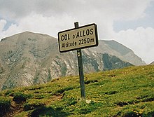 Col d'allos (2,250 m)