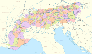 Regionen In Der Schweiz: Sieben Grossregionen gemäss Bundesamt für Statistik (BFS), Fünf Metropolregionen gemäss Bundesamt für Statistik, Topographische Grossregionen