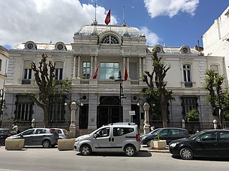 Tunis Old Tribunal Ancien siege du Tribunal administratif Tunis lmqr lqdym llmHkm@ ldry@ twns.jpg
