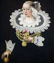 The wife of the burgomaster of Lübeck, 1642