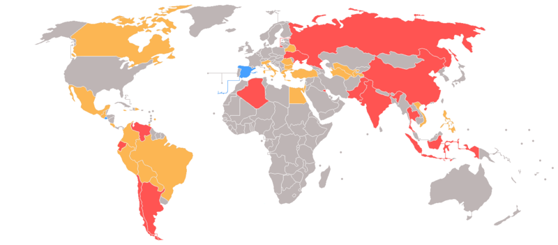 File:Annual Special 301 Report countries.png