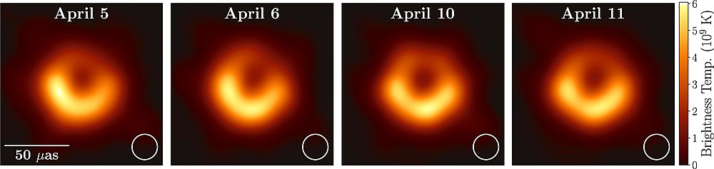 Apjlab0e85f15 EHT-images-M87-four-days.jpg