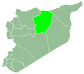 Raqqa Governorate within Syria