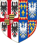 Arms of Isabella d'Este, Marchioness of Mantua.svg