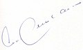 Franz Beckenbauer aláírása