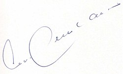 Franz Beckenbauers signatur