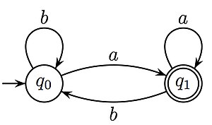 A Büchi automaton