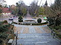 Paseo central desde el Suroeste